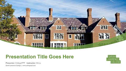 Sarah Lawrence College Course/Courseware Creation PPT Template