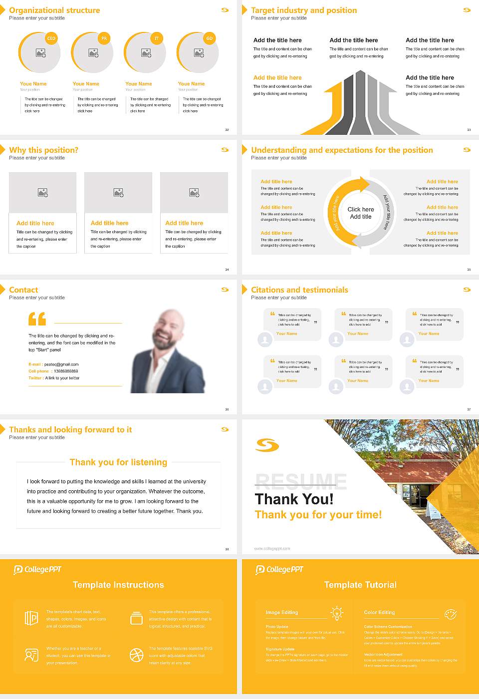 Sentara College of Health Sciences Resume PPT Template16:9 ratio PPT effect preview image4