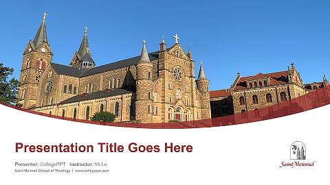 Saint Meinrad School of Theology Course/Courseware Creation PPT Template