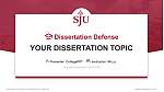 Saint Joseph’S University Disputation Powerpoint Vorlage