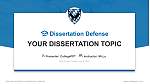Saint Vincent College Graduation Thesis Defense PPT Template