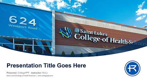 Saint Luke’S College of Health Sciences Course/Courseware Creation PPT Template