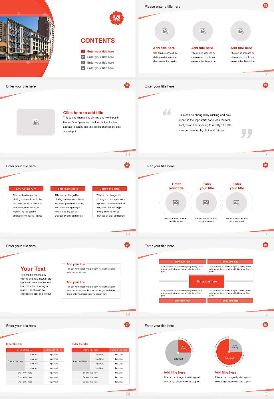 School of Visual Arts Course/Courseware Creation PPT Template16:9 ratio PPT effect preview image2