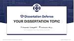 Saint Francis Medical Center College of Nursing Graduation Thesis Defense PPT Template