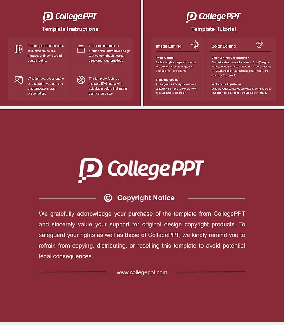Seattle Pacific University Academic Presentation/Research Findings Report PPT Template4:3 ratio PPT effect preview image5