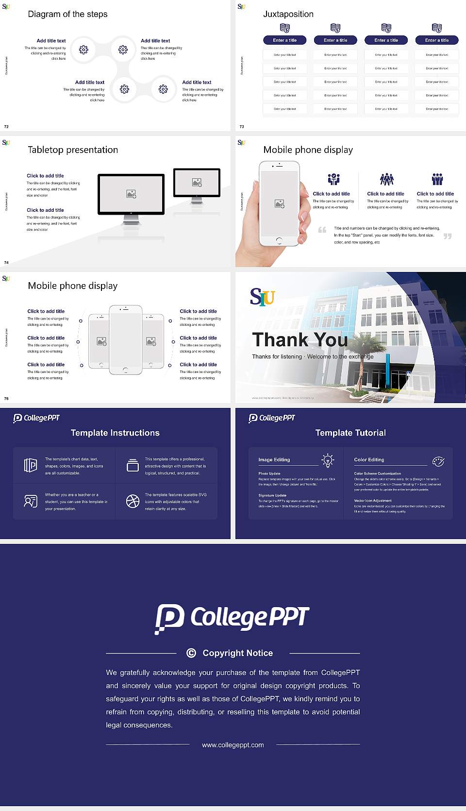 San Ignacio University Competition/Entrepreneurship Contest PPT Template16:9 ratio PPT effect preview image9