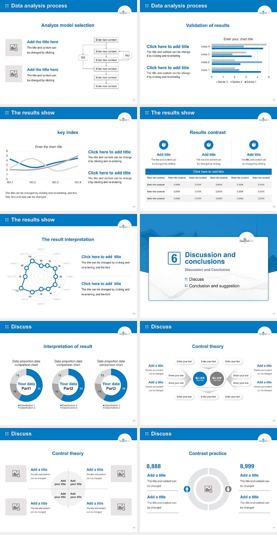 Saint Paul School of Theology Graduation Thesis Defense PPT Template4:3 ratio PPT effect preview image5