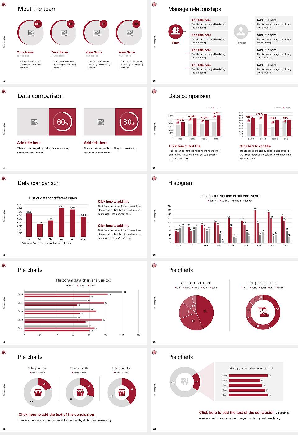 Saint Joseph’S University Competition/Entrepreneurship Contest PPT Template16:9 ratio PPT effect preview image4