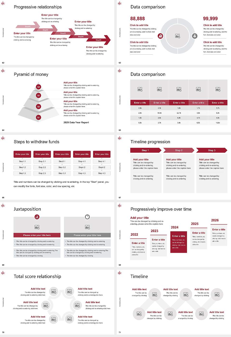 Saint Joseph’S University Competition/Entrepreneurship Contest PPT Template16:9 ratio PPT effect preview image8