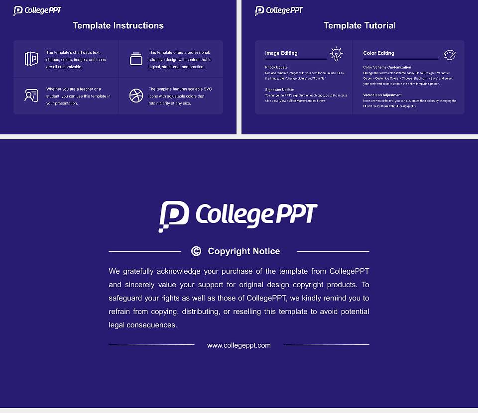San Francisco State University Academic Presentation/Research Findings Report PPT Template16:9 ratio PPT effect preview image5