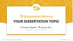 Sentara College of Health Sciences Graduation Thesis Defense PPT Template