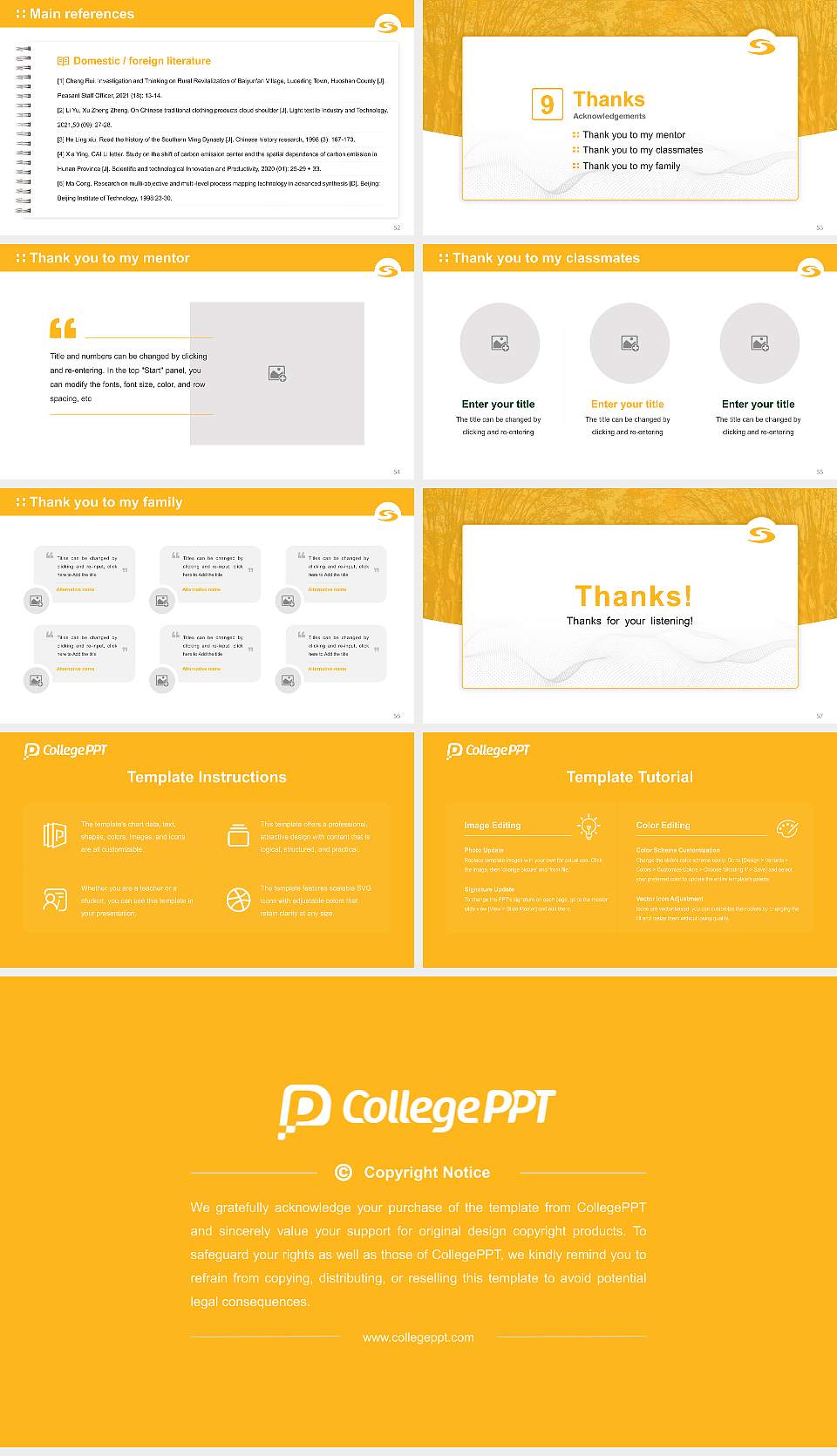 Sentara College of Health Sciences Graduation Thesis Defense PPT Template16:9 ratio PPT effect preview image7