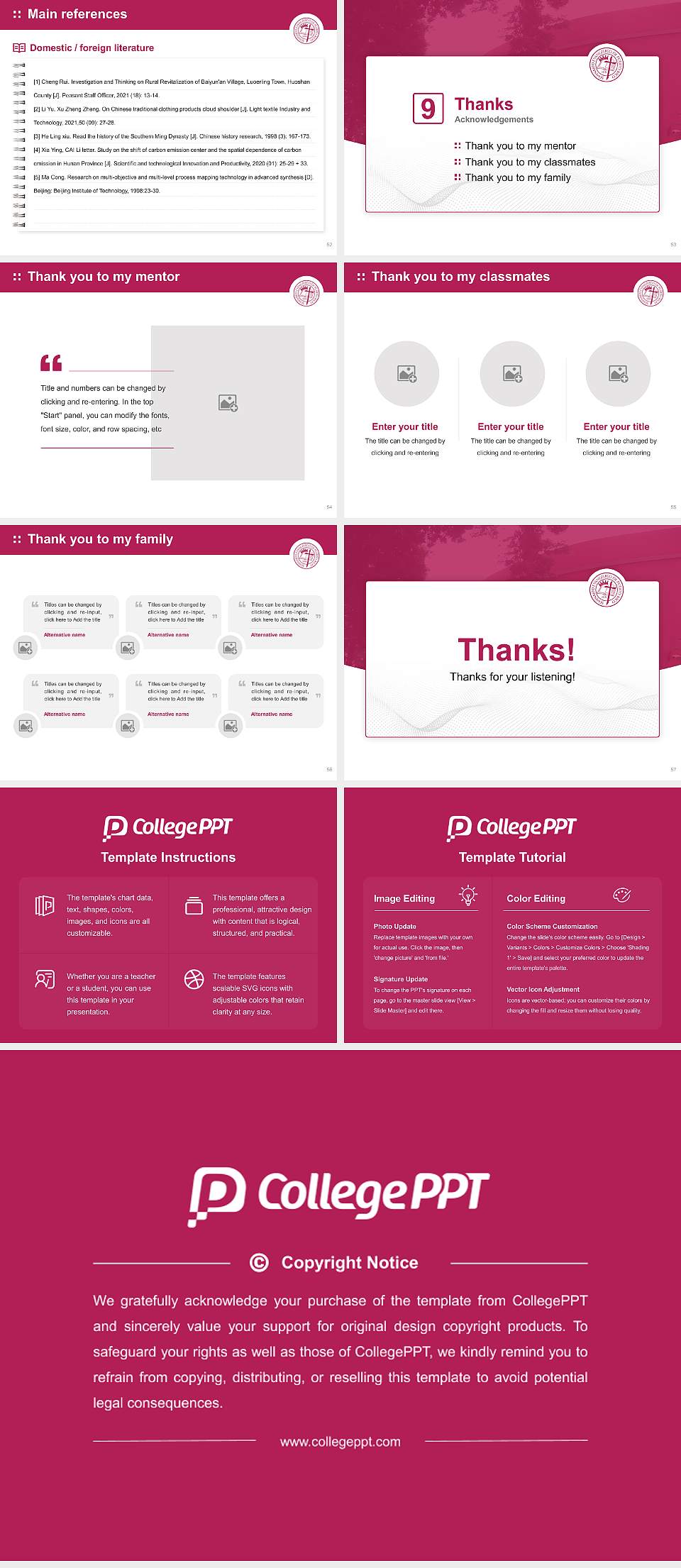 Seminario Evangelico De Puerto Rico Graduation Thesis Defense PPT Template4:3 ratio PPT effect preview image7