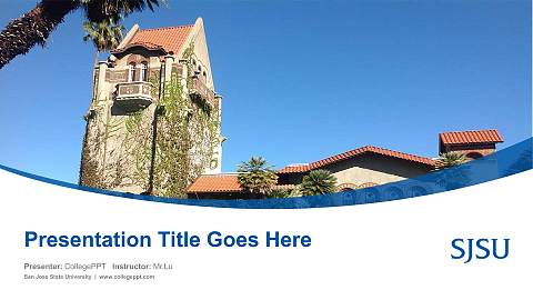 San Jose State University Course/Courseware Creation PPT Template