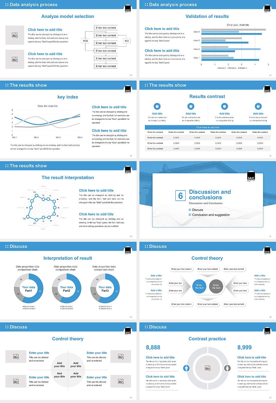 School of the Art Institute of Chicago Graduation Thesis Defense PPT Template16:9 ratio PPT effect preview image5