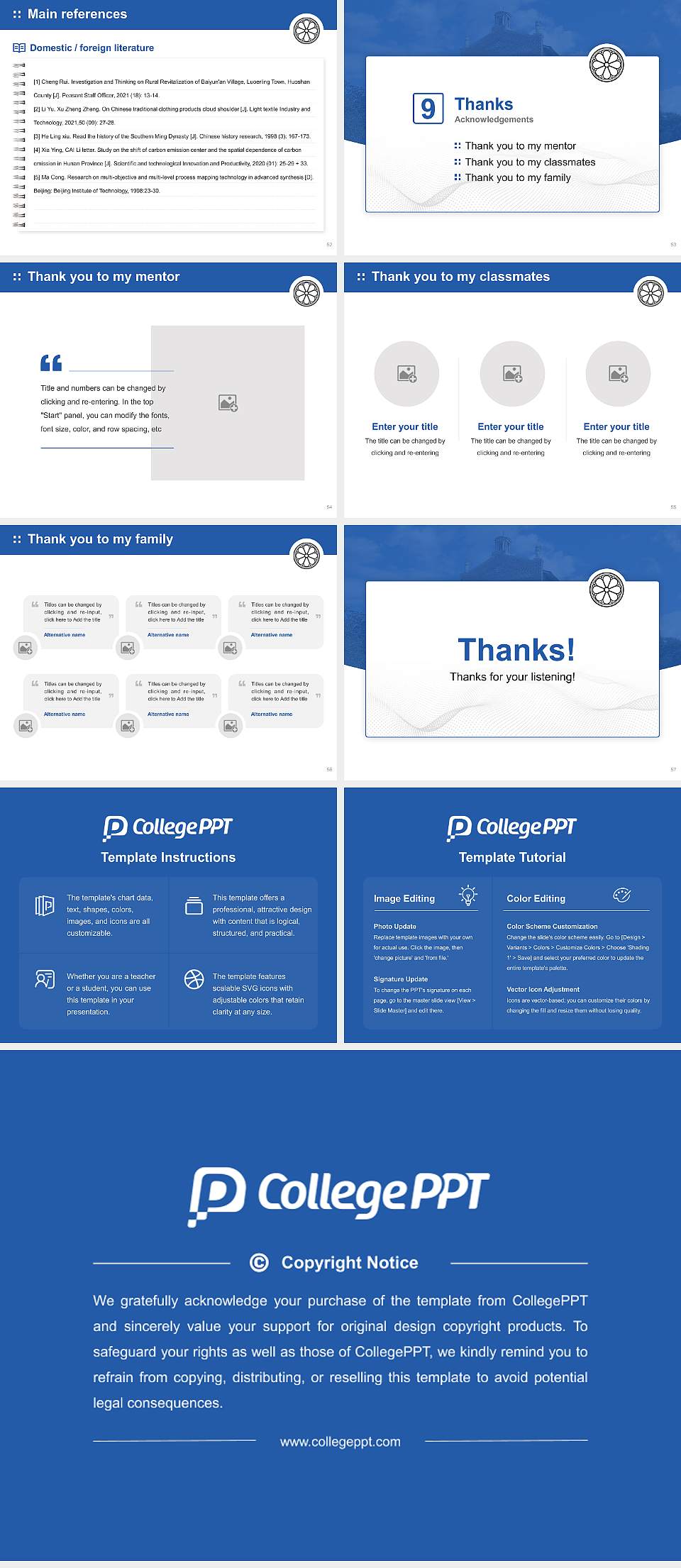 Saint Joseph Seminary College Graduation Thesis Defense PPT Template4:3 ratio PPT effect preview image7