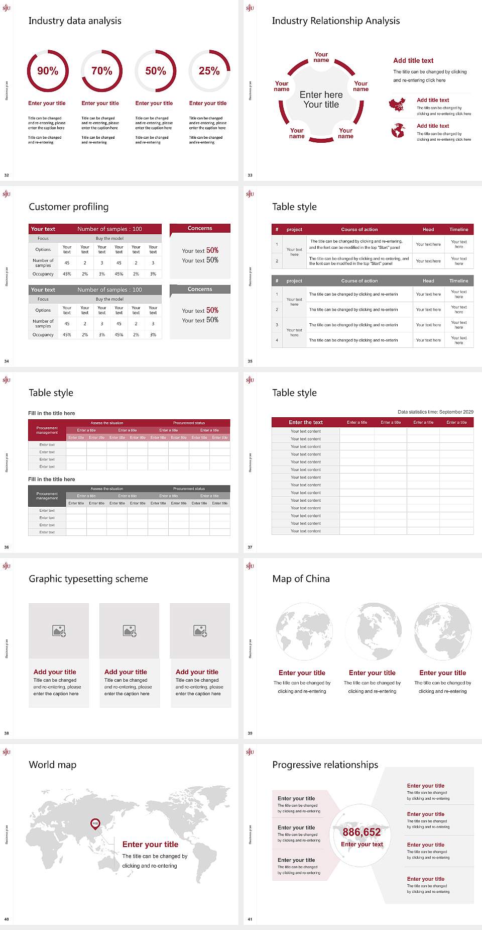 Saint Joseph’S University Competition/Entrepreneurship Contest PPT Template4:3 ratio PPT effect preview image5