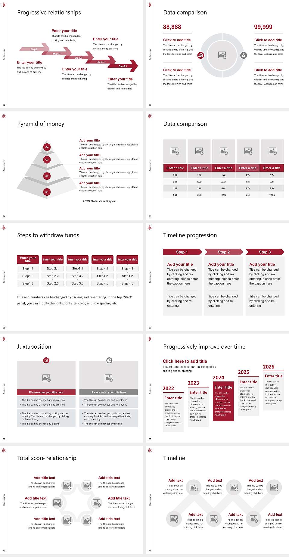 Saint Joseph’S University Competition/Entrepreneurship Contest PPT Template4:3 ratio PPT effect preview image8