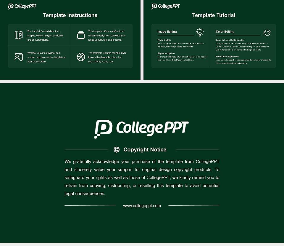Saint Leo University Course/Courseware Creation PPT Template16:9 ratio PPT effect preview image5