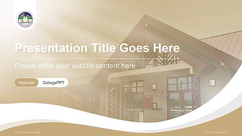 Salish Kootenai College Lecture Sharing and Networking Event PPT Template