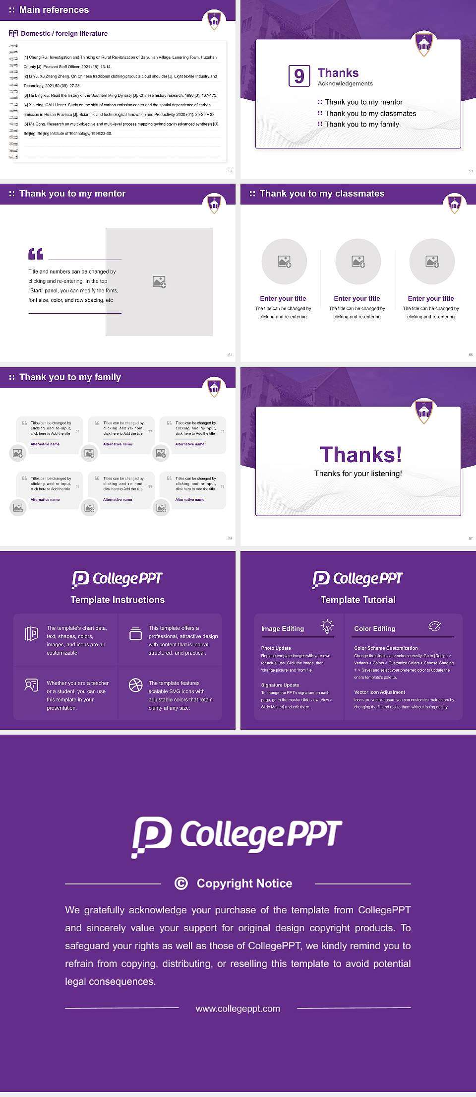 Saint Michael’S College Graduation Thesis Defense PPT Template4:3 ratio PPT effect preview image7