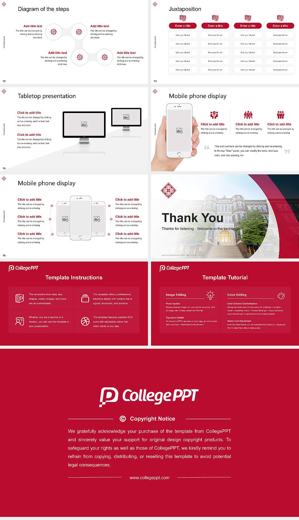 Saint Martin’S University Competition/Entrepreneurship Contest PPT Template16:9 ratio PPT effect preview image9