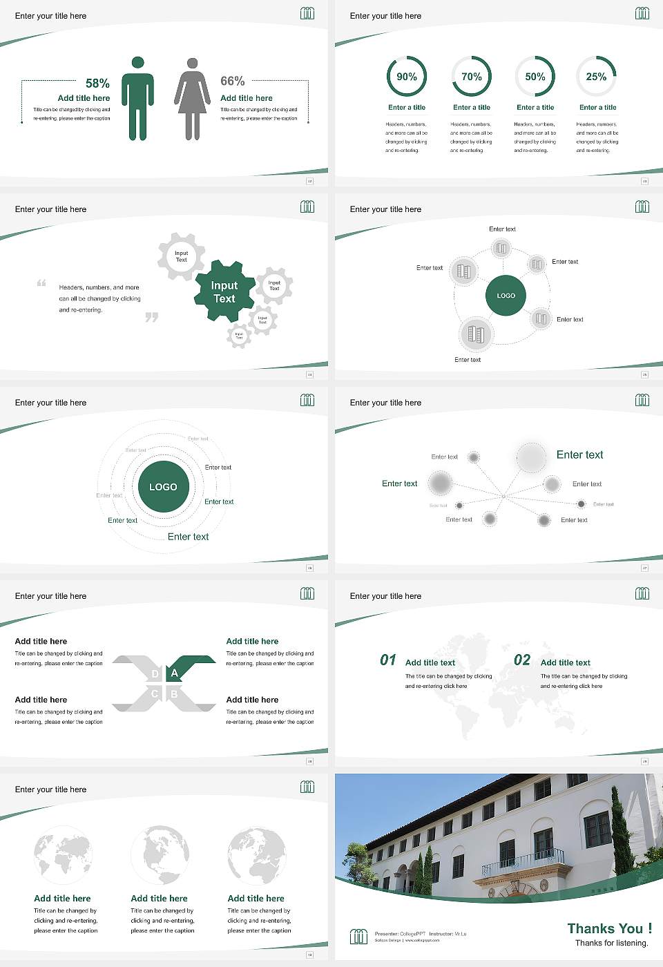 Scripps College Course/Courseware Creation PPT Template16:9 ratio PPT effect preview image4