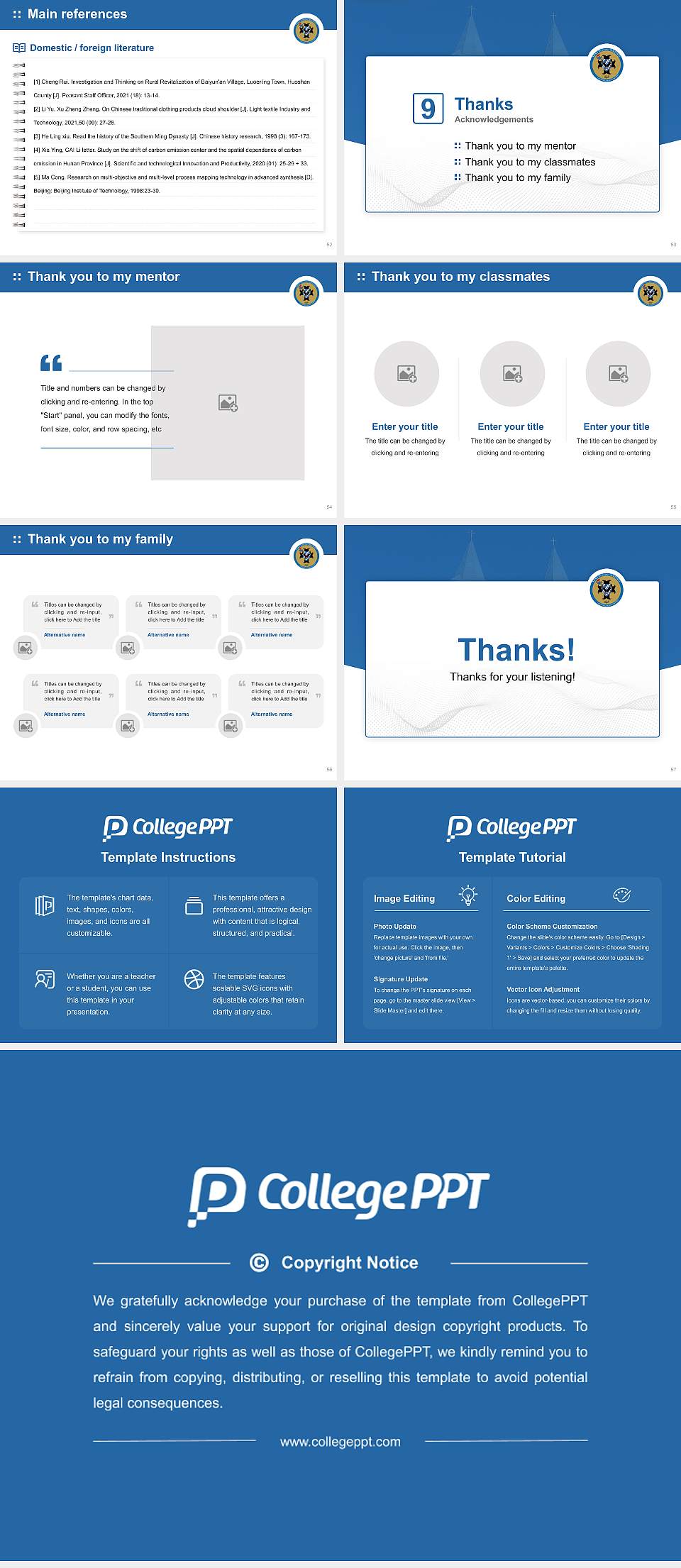 Saint Vincent Seminary Graduation Thesis Defense PPT Template4:3 ratio PPT effect preview image7