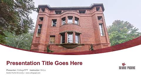 Seattle Pacific University Course/Courseware Creation PPT Template