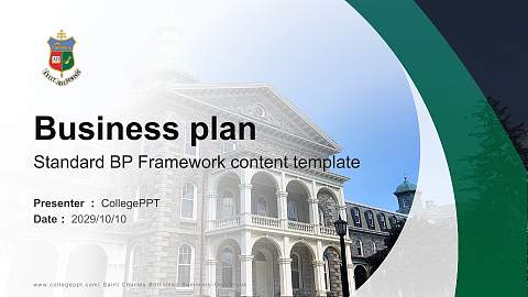 Saint Charles Borromeo Seminary-Overbrook Competition/Entrepreneurship Contest PPT Template