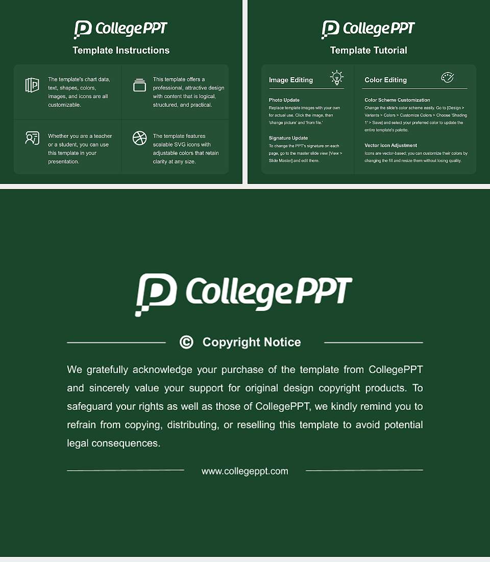 Saint Norbert College Course/Courseware Creation PPT Template4:3 ratio PPT effect preview image5