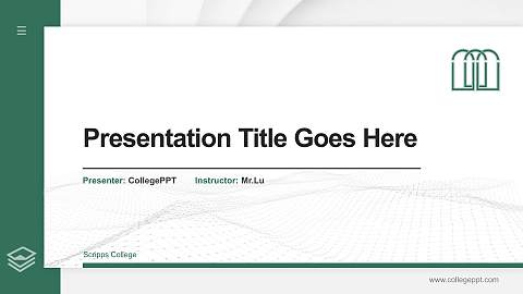 Scripps College Thesis Proposal/Graduation Defense PPT Template