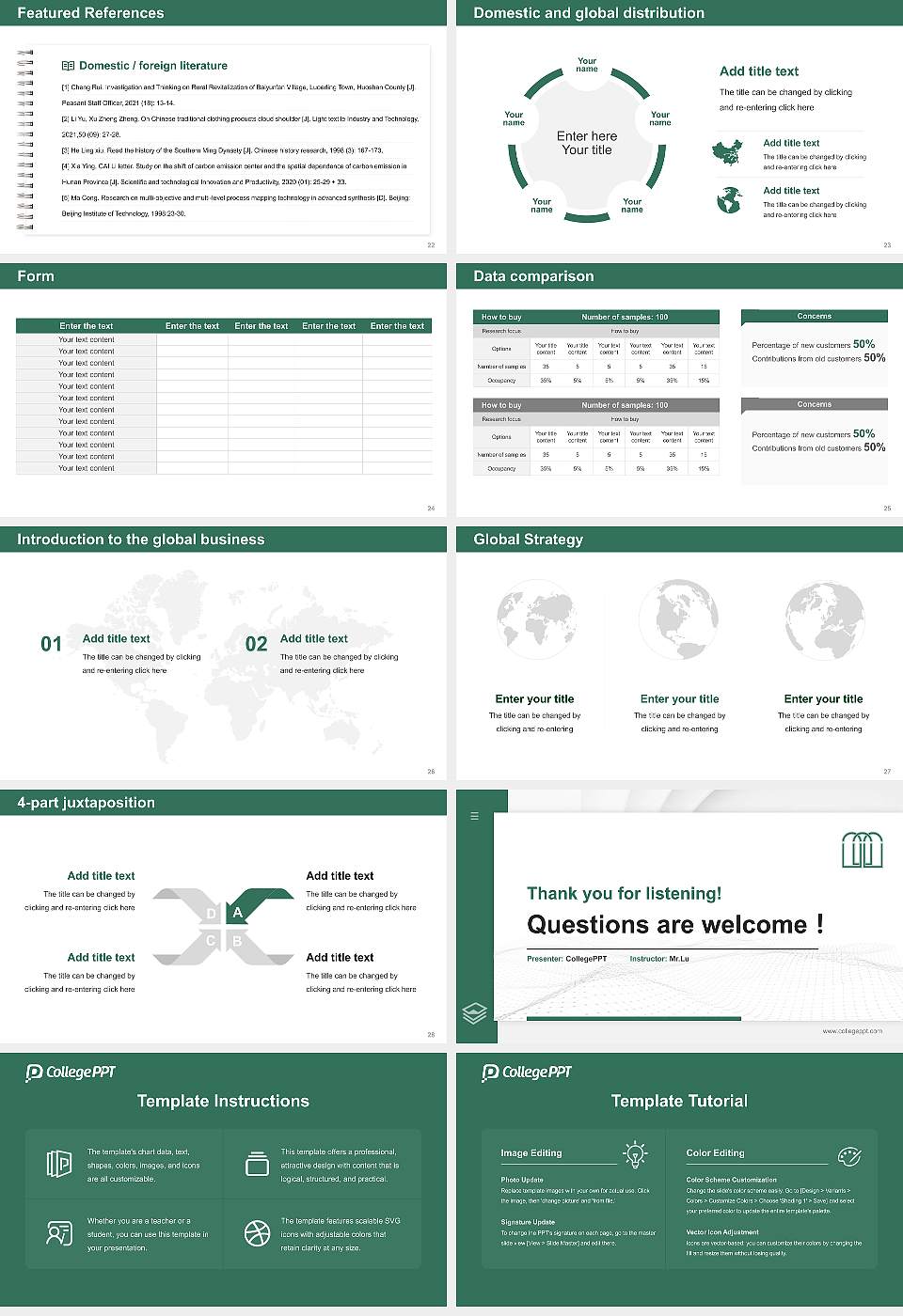 Scripps College Thesis Proposal/Graduation Defense PPT Template16:9 ratio PPT effect preview image4