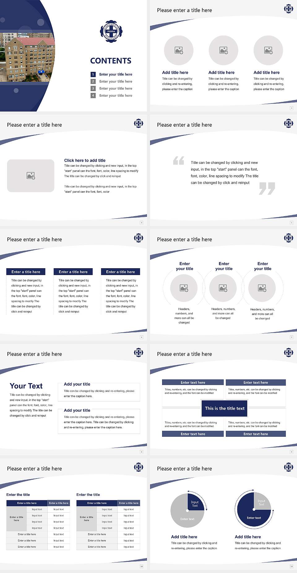 Saint Francis Medical Center College of Nursing Course/Courseware Creation PPT Template4:3 ratio PPT effect preview image2