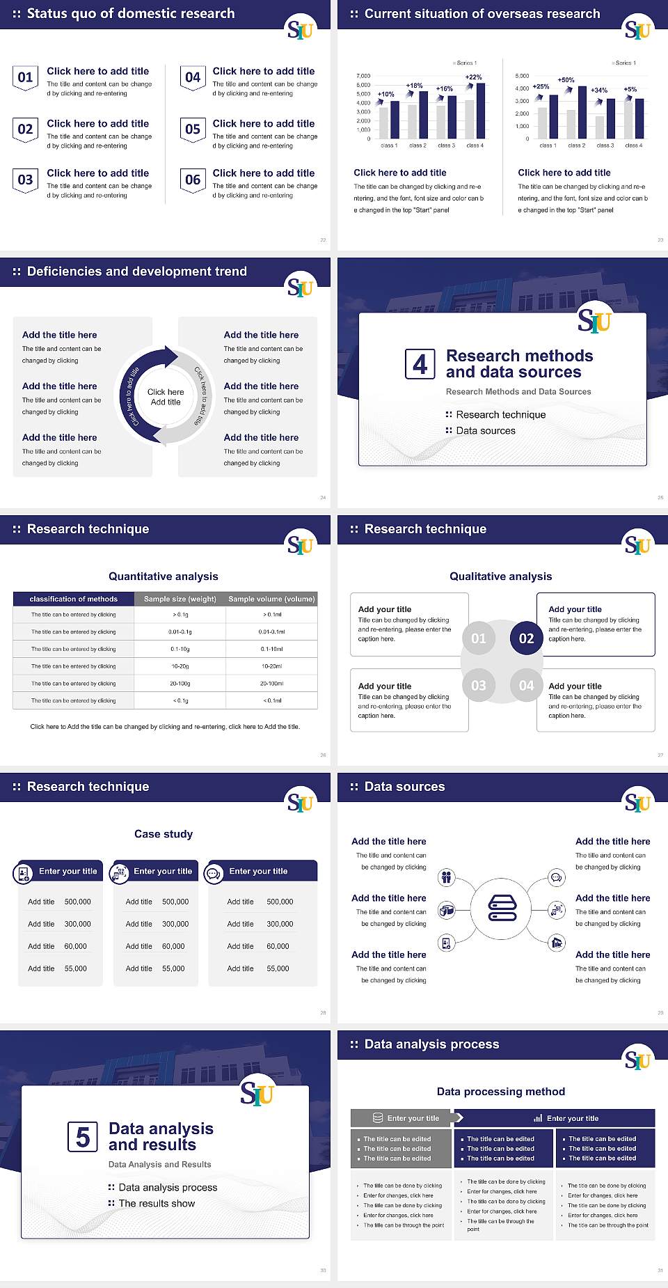 San Ignacio University Graduation Thesis Defense PPT Template4:3 ratio PPT effect preview image4