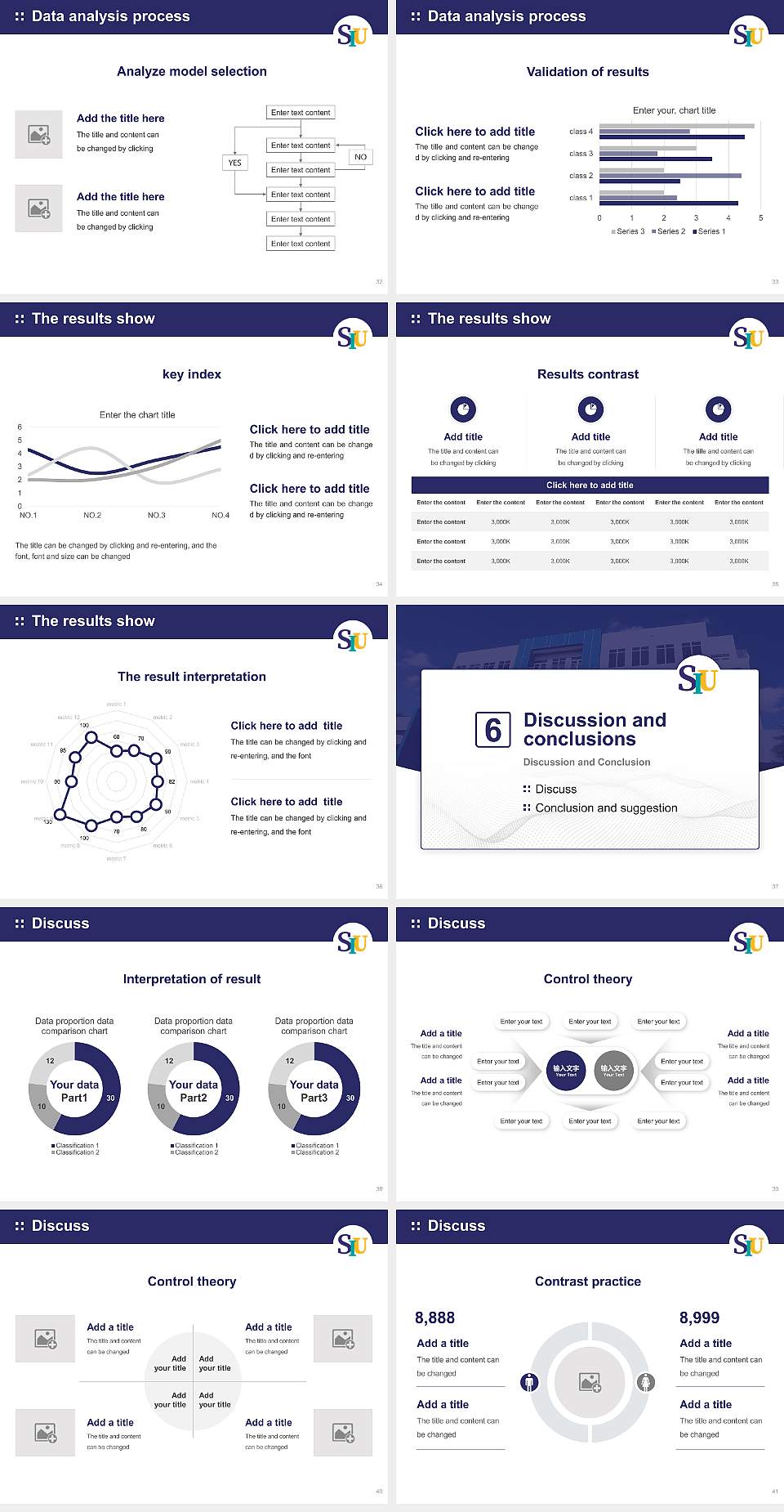 San Ignacio University Graduation Thesis Defense PPT Template4:3 ratio PPT effect preview image5