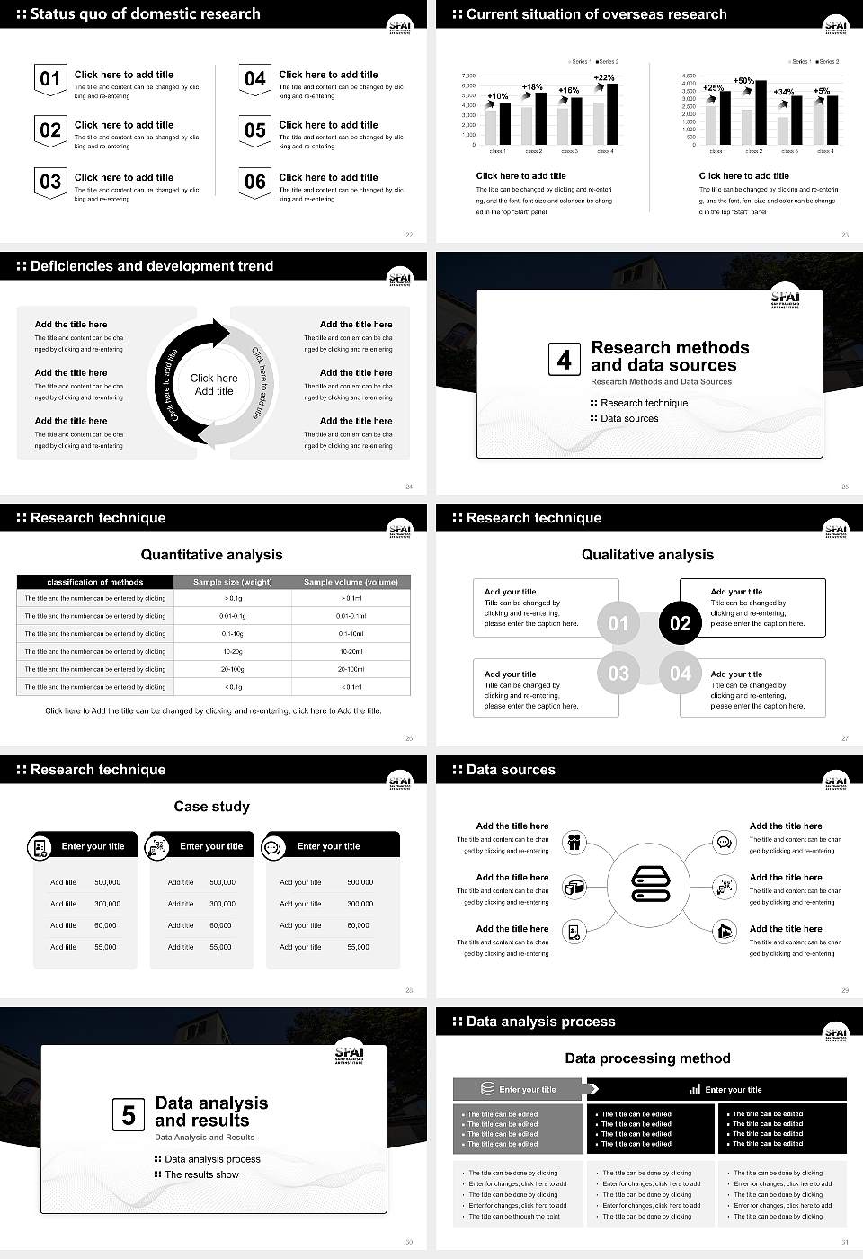 San Francisco Art Institute Graduation Thesis Defense PPT Template16:9 ratio PPT effect preview image4