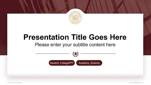 Schreiner University National Scholarship Defense PPT Template