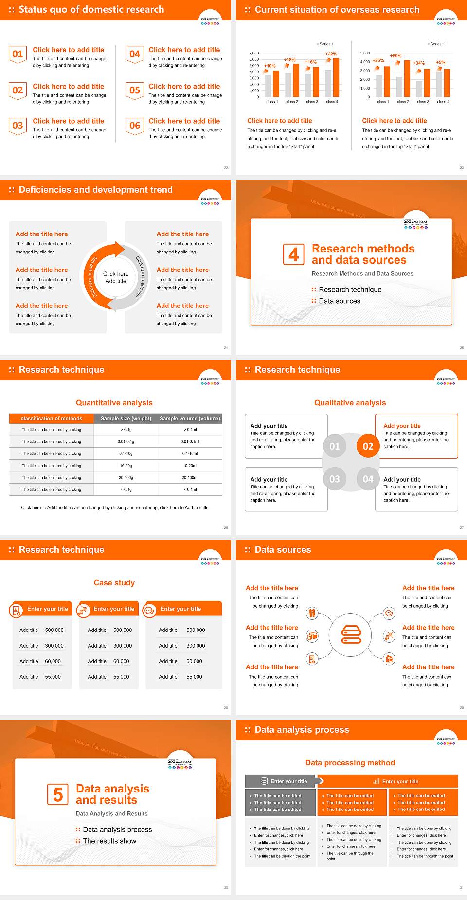 Sae Expression College Graduation Thesis Defense PPT Template4:3 ratio PPT effect preview image4
