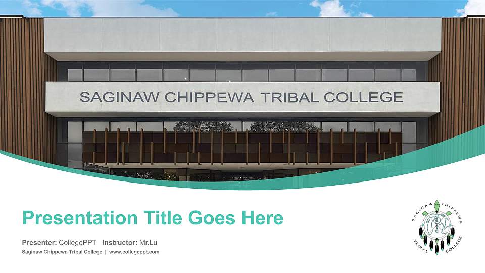 Saginaw Chippewa Tribal College Course/Courseware Creation PPT Template16:9 ratio PPT effect preview image