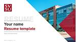 Saginaw Valley State University Resume Templat PPT