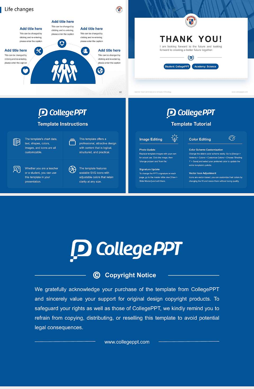 Sacred Heart Seminary and School of Theology National Scholarship Defense PPT Template4:3 ratio PPT effect preview image4