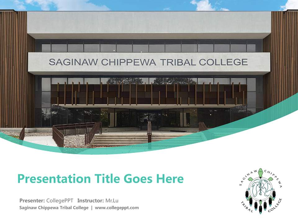 Saginaw Chippewa Tribal College Course/Courseware Creation PPT Template4:3 ratio PPT effect preview image5