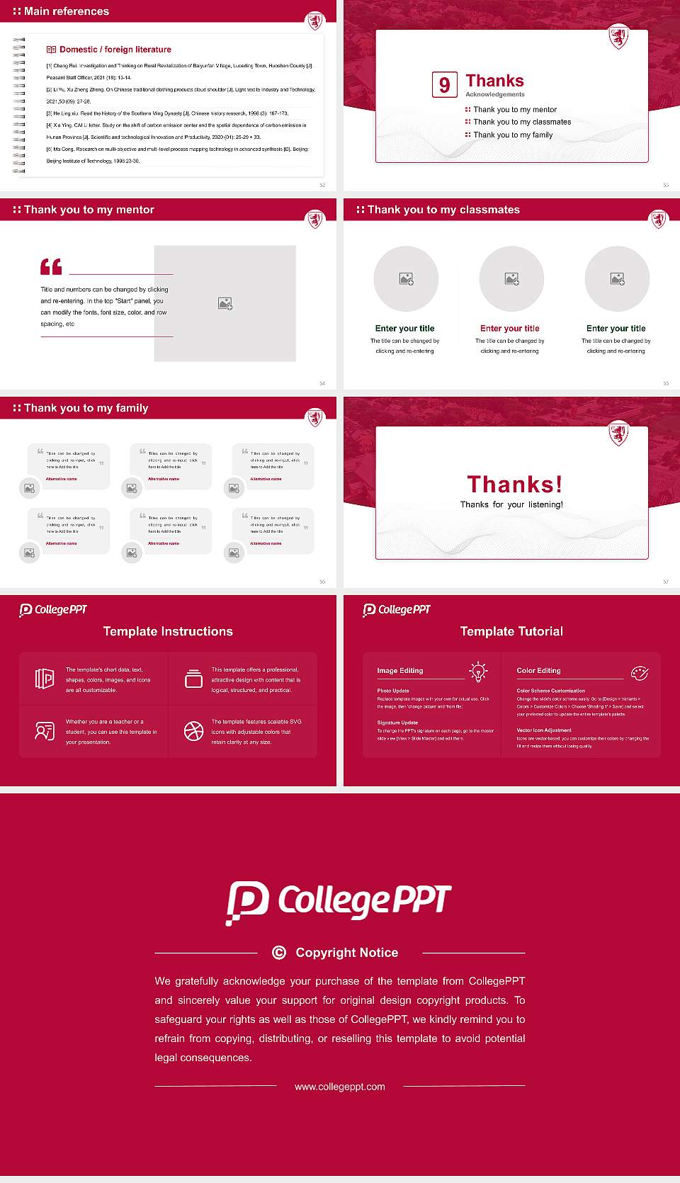 Sacred Heart Major Seminary Graduation Thesis Defense PPT Template16:9 ratio PPT effect preview image7