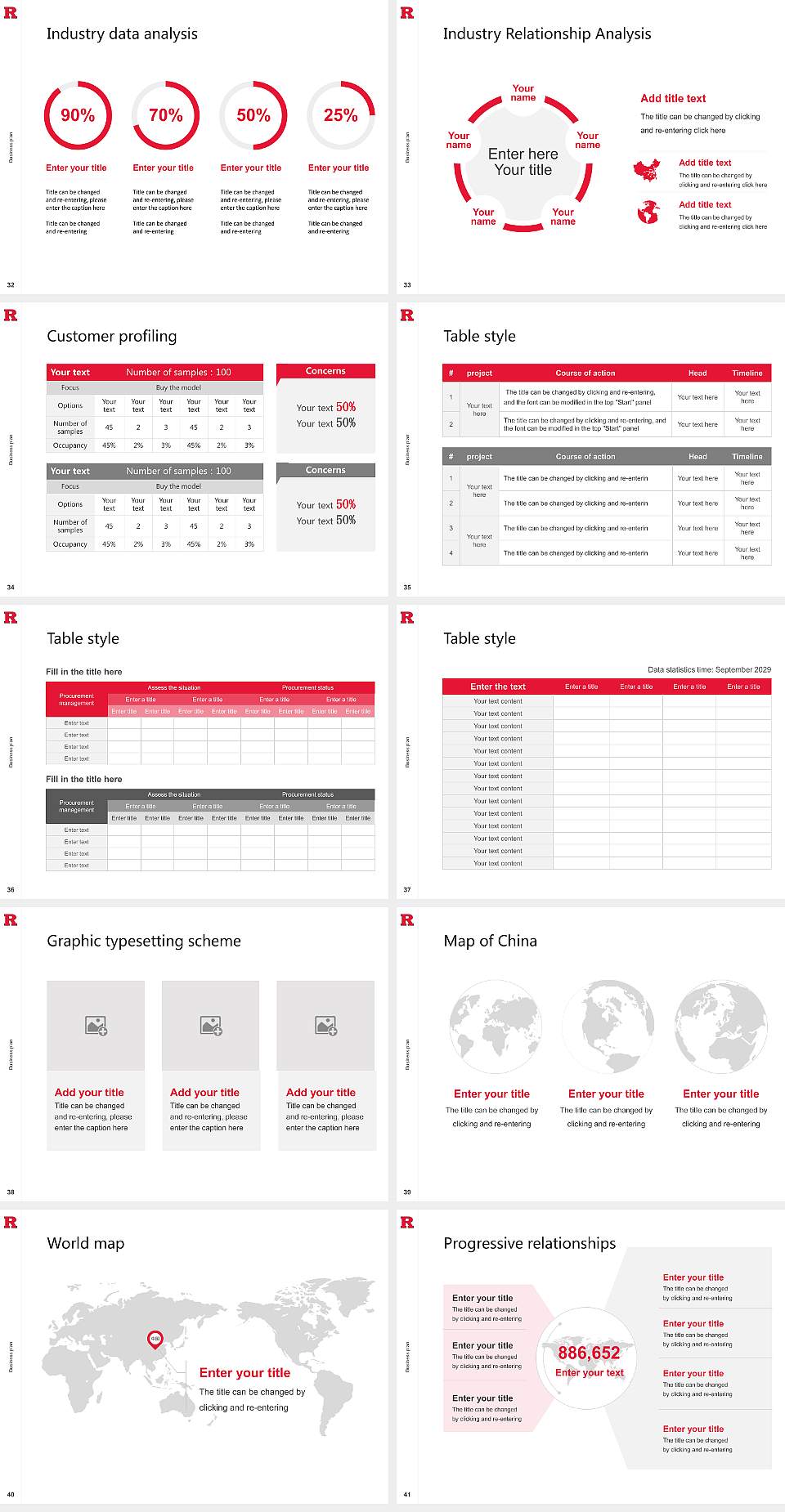 Rutgers University-New Brunswick Competition/Entrepreneurship Contest PPT Template4:3 ratio PPT effect preview image5