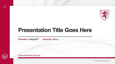 Sacred Heart Major Seminary Thesis Proposal/Graduation Defense PPT Template