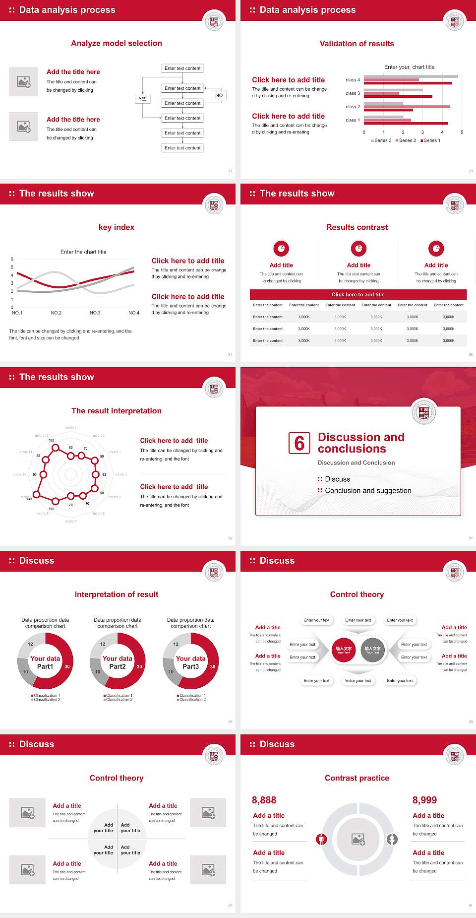 Sacred Heart University Graduation Thesis Defense PPT Template4:3 ratio PPT effect preview image5