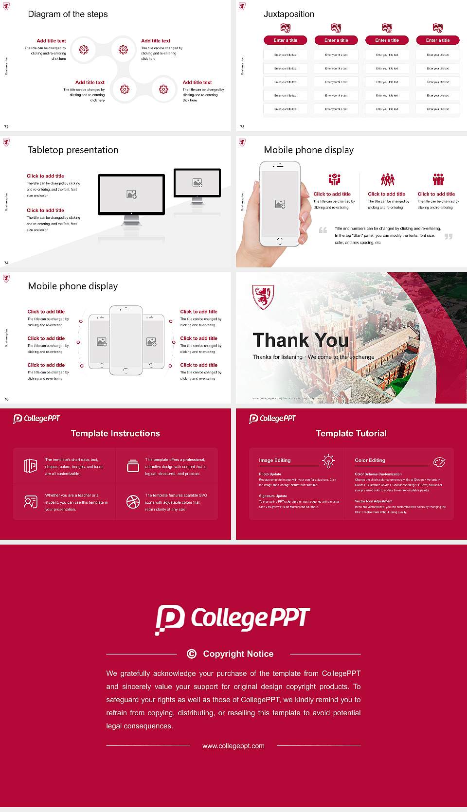 Sacred Heart Major Seminary Competition/Entrepreneurship Contest PPT Template16:9 ratio PPT effect preview image9