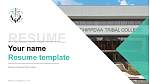 Saginaw Chippewa Tribal College CV PPT-sjabloon