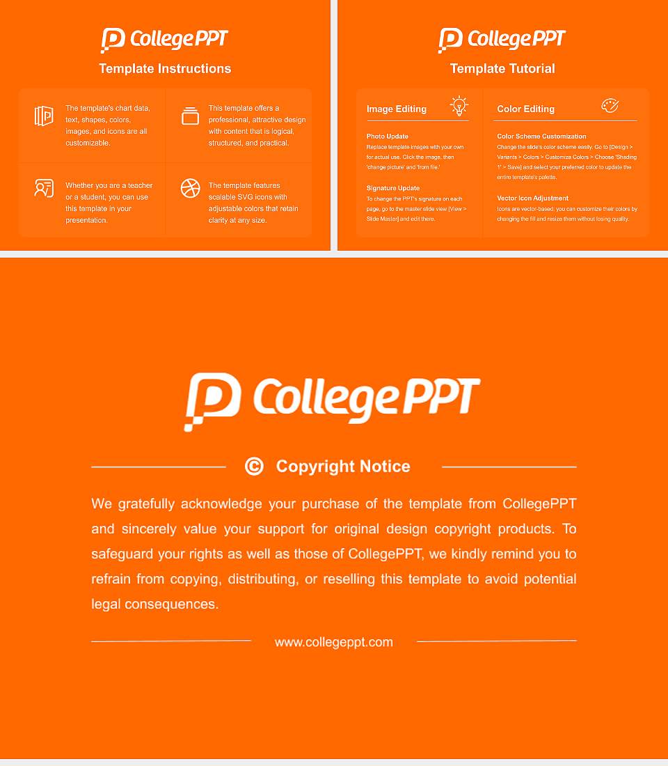 Sae Expression College Course/Courseware Creation PPT Template4:3 ratio PPT effect preview image5